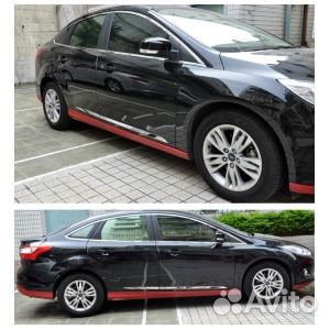 Молдинги на двери Ford Focus 3