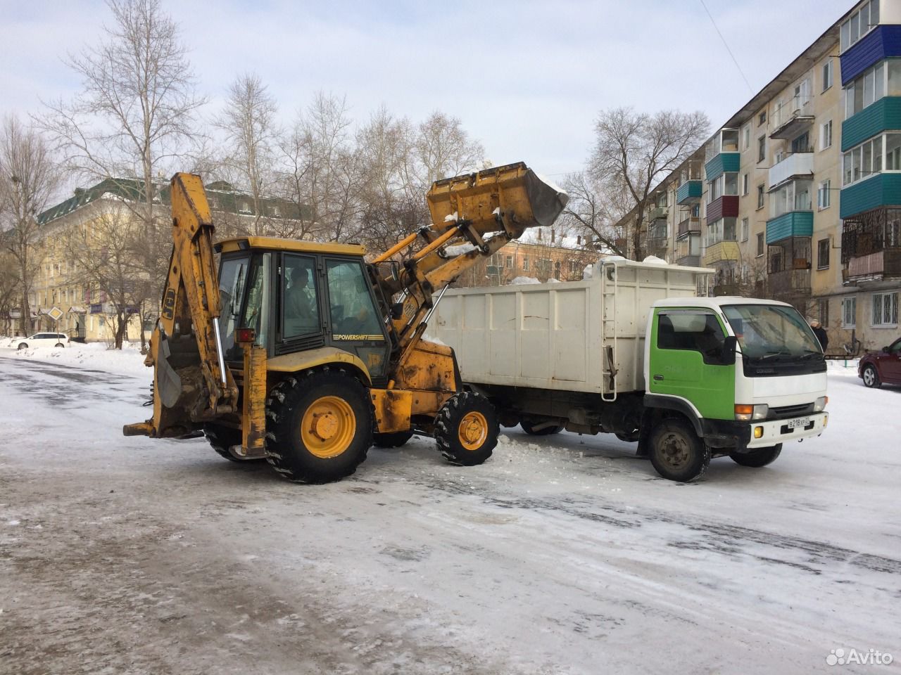 Услуги комсомольск. Уборка снега трактором объявление.