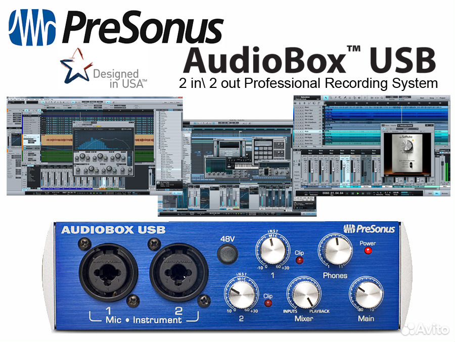 Звуковая карта presonus audiobox usb