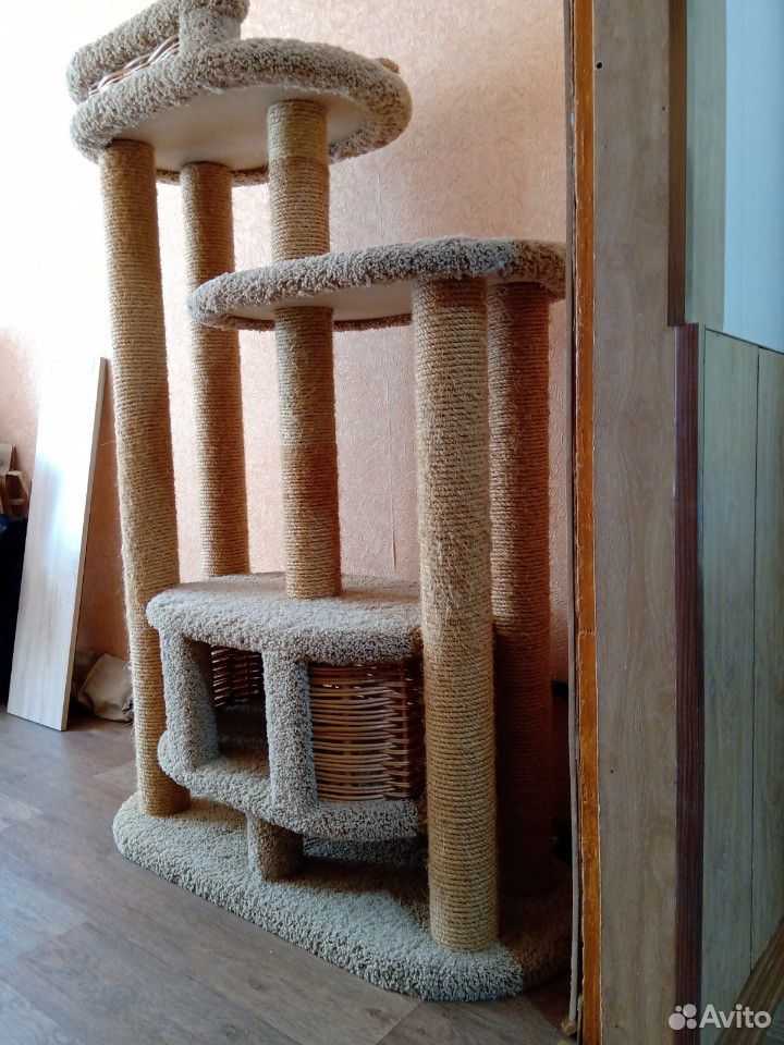 Домик для кошки (кошачий домик когтеточка) купить на Зозу.ру - фотография № 1