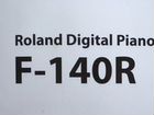 Цифровое пианино roland F-140R WH объявление продам