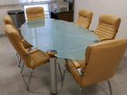 Итальянский переговорный стол с креслами объявление продам