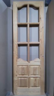 Дверь деревянная, массив сосна