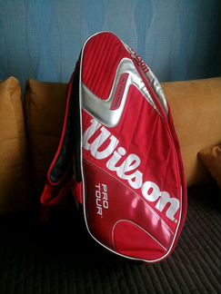 Теннисная сумка Wilson красная