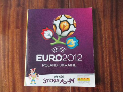 Альбом наклеек panini Чемпионат Европы футбол 2012