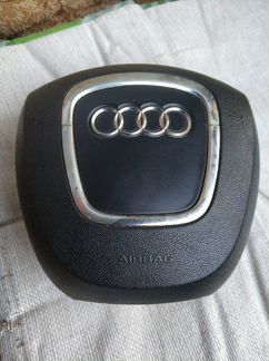 Подушка безопасности в руль 3 спицы Audi Q7 дорест
