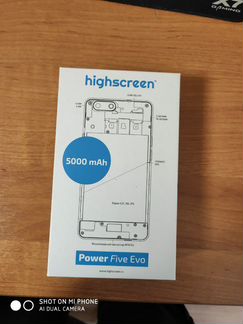 Продаю телефон highscreen power five evo