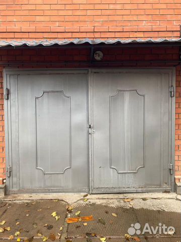 Ворота гаражные железные бу