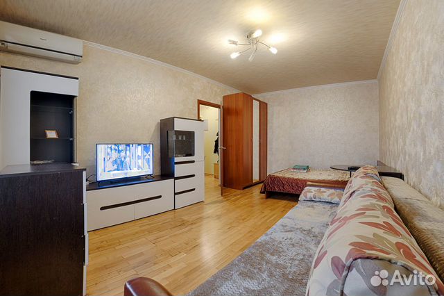 

1-к. квартира, 45 м², 2 кровати