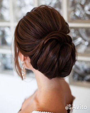 Свадебная заколка и валик накладной