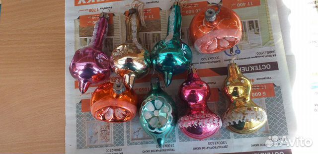 Елочные игрушки СССР