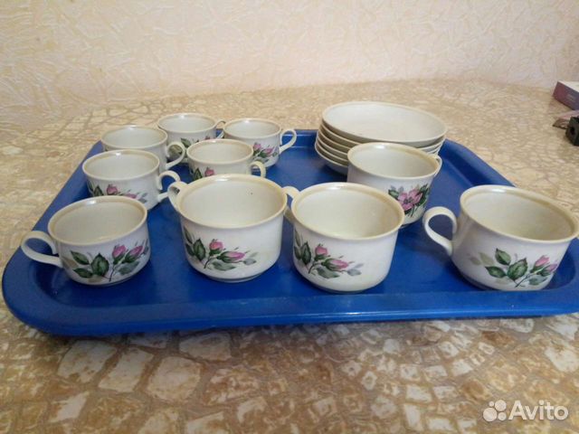 Блюдца и чашки СССР