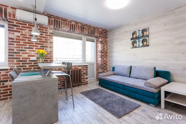 

Квартира-студия, 32 м², 2 кровати