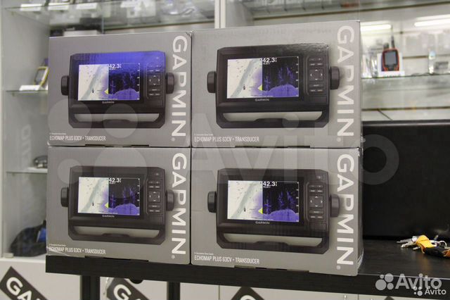Эхолот картплоттер Garmin Echomap plus 62cv / 63cv