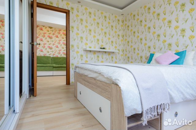 

1-к. квартира, 39 м², 2 кровати
