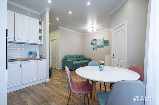 

1-к. квартира, 44 м², 2 кровати
