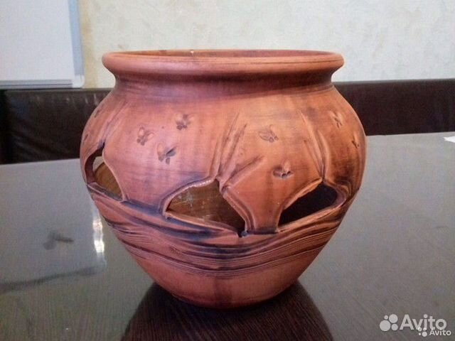 Кашпо керамическое