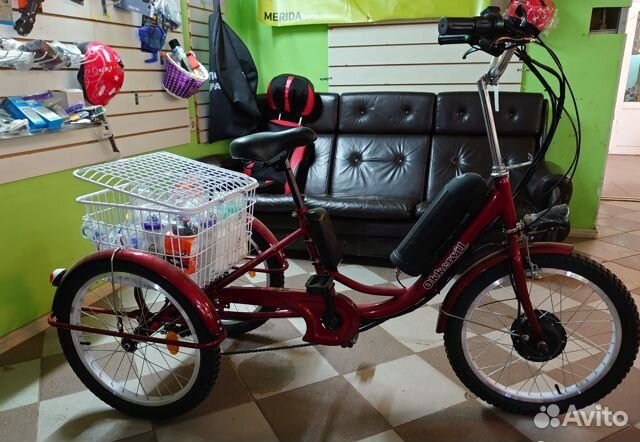 Электровелосипед трехколесный взрослый 3WE 20