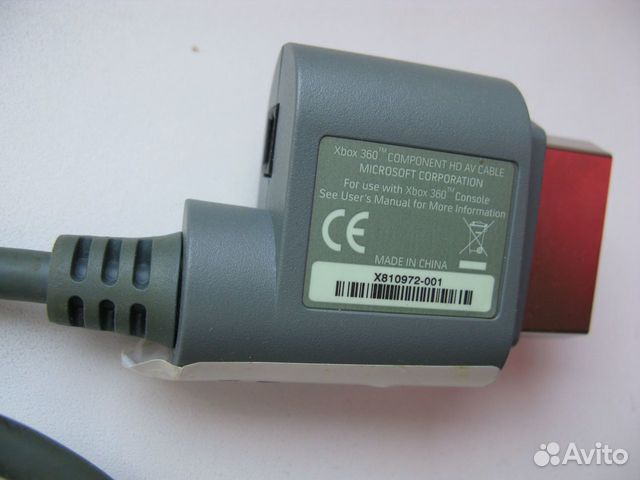 Кабель Component HD AV для Microsoft Xbox 360