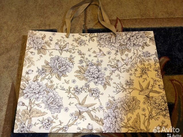 Новый большой бумажный пакет 46,5*35*14,5см