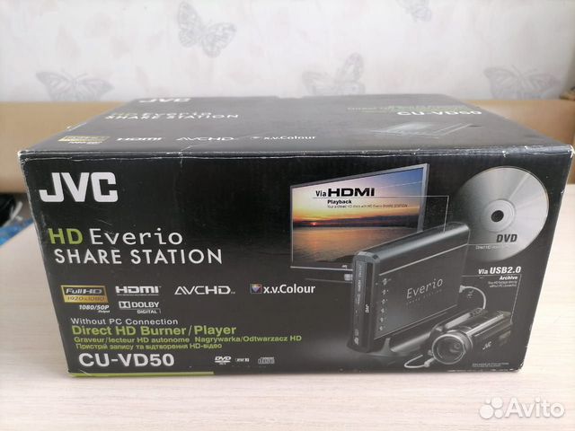 Внешний DVD-рекордер JVC CU-VD50