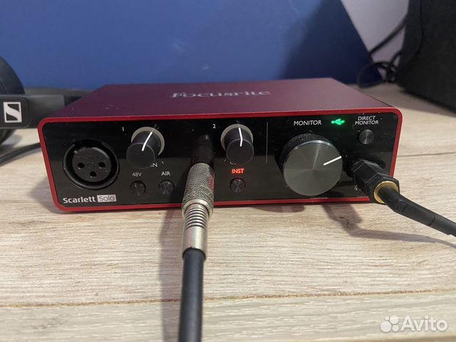 Звуковая карта focusrite scarlett solo 3rd gen