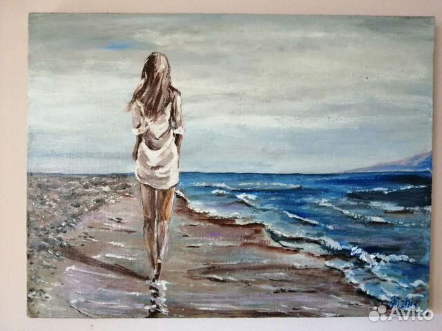 Картина маслом, смешанная техника