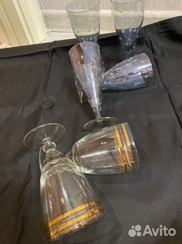 Фужеры хрустальные СССР