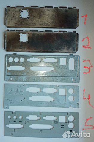 Заглушка портов ввода и вывода материнской платы