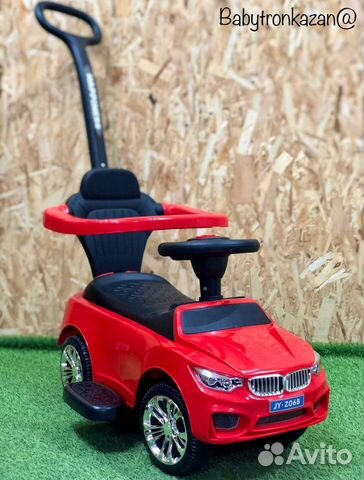Каталка толокар bmw jyz06 с ручкой