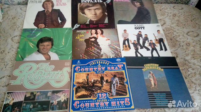 Виниловые пластинки 70-90-х