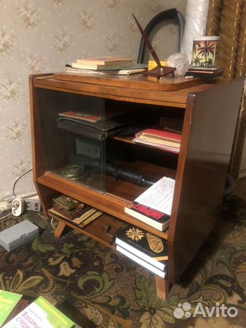 Тумба под телевизор, с поворотной крышкой СССР