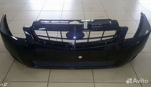 Бампер передний Лада Приора млечный путь