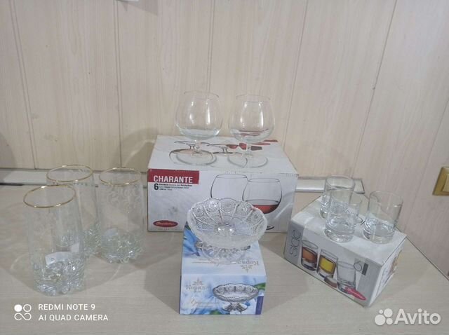 Бокалы разные