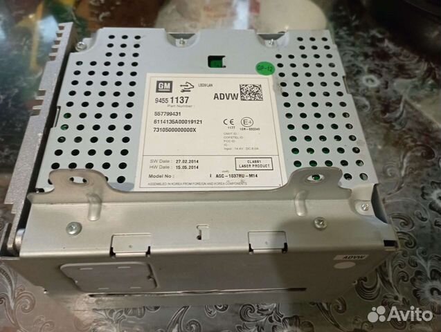 Штатная магнитола на opel mokka