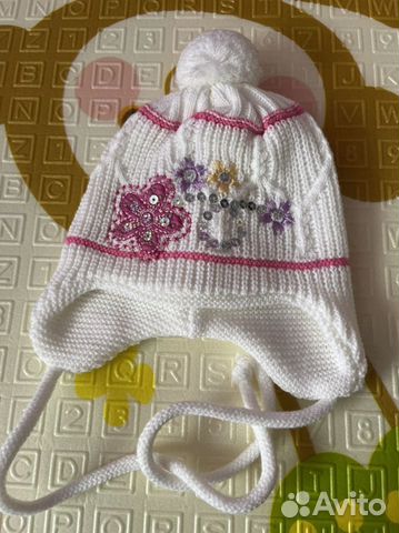 Шапочка для новорожденной девочки