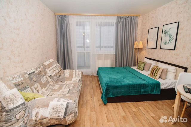 

1-к. квартира, 28 м², 2 кровати