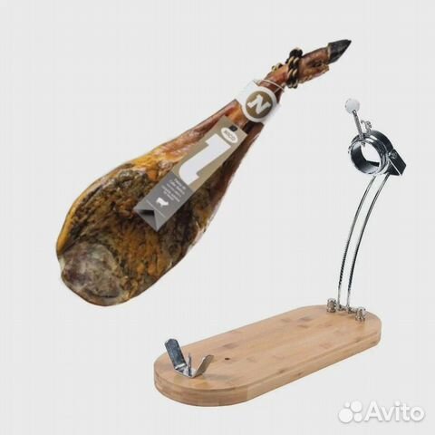 Хамон иберико (п) de cebo+хамонера Барселона+нож