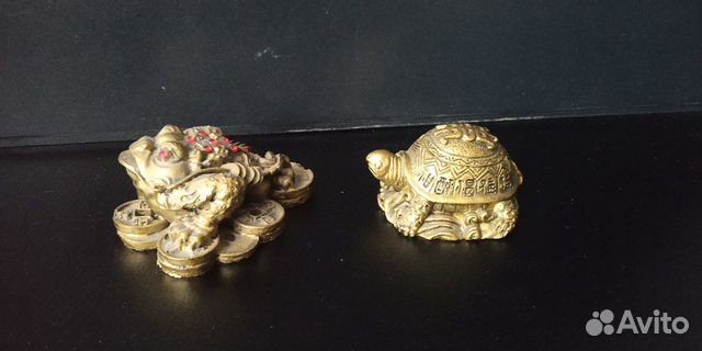 Лягушка денежная и Черепахи, статуэтки