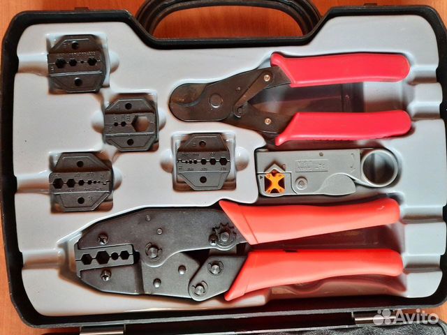 Набор для обжима кабелей HT-330K (coax. tool kits