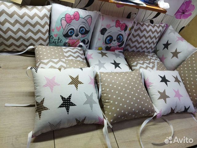 Новые бортики в кроватку