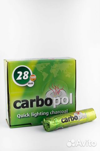 Уголь для кальяна Опт Carbopol 28диаметр