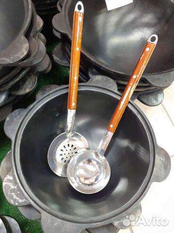 Половник (черпак) 42,47,64 см. для казана
