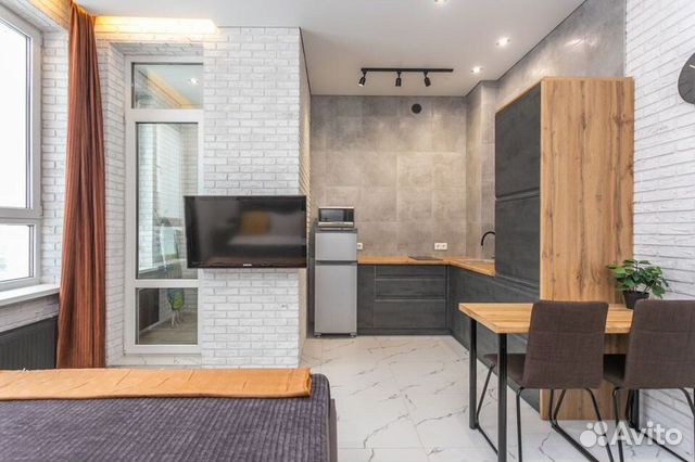 

Квартира-студия, 27 м², 2 кровати