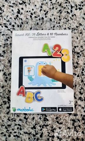 Интерактивная игра Marbotic Умные буквы + цифры