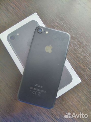 Телефон iPhone 7 128gb Jet black