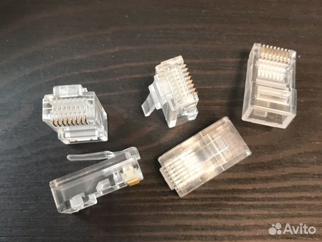 Gembird коннектор RJ45 8P8C (100 шт. в уп)