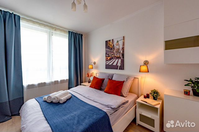 

2-к. квартира, 52 м², 2 кровати