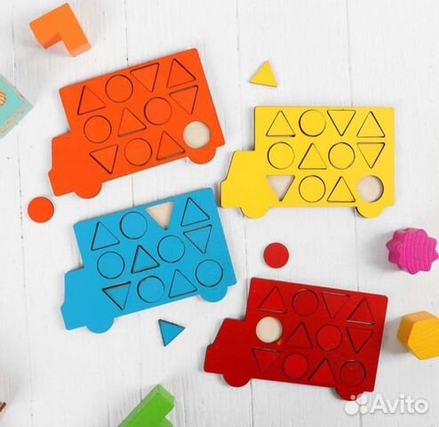 Мозаика «Грузовичок», 15х10 см, набор 4 шт.Мозаика