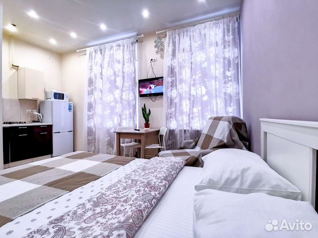 

Квартира-студия, 19 м², 2 кровати
